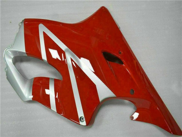 Rojo Plata Kit Completo Carenado Moto Honda CBR 600 F4i 01-03 Rojo Plata Kit Completo Carenado Moto Honda CBR 600 F4i 01-03