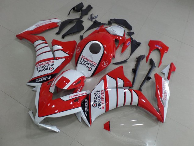 Rojo con Blanco Ala Carenado Moto Honda CBR 1000 RR 12-16