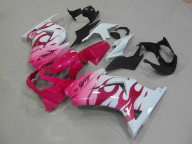 Rosa Blanco Carenado Moto Kawasaki ZX 250R 08-12