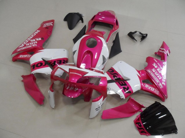 Rosa Repsol Kits Completo Carenado Moto Honda CBR 600 RR 03-04