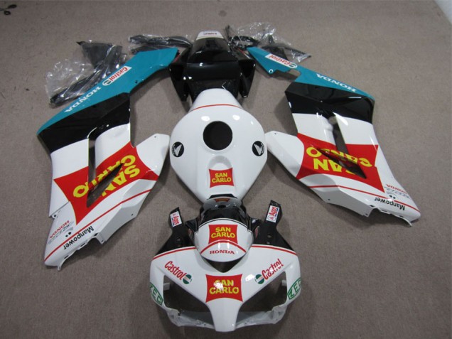 San Carlo Castrol Kits Completo Carenado Moto ABS Honda CBR 1000 RR 04-05 San Carlo Castrol Kits Completo Carenado Moto ABS Honda CBR 1000 RR 04-05