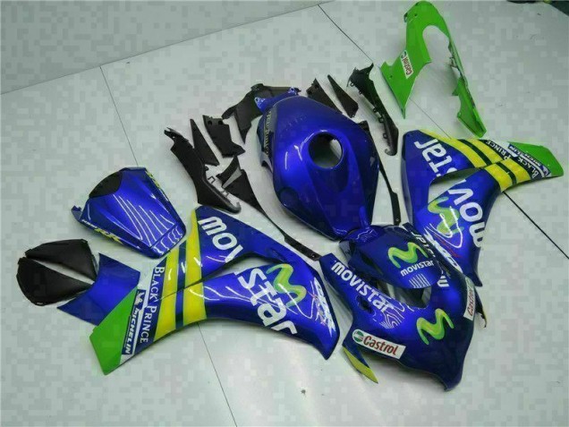 Verde Azul Carenado Moto Honda CBR 1000 RR 08-11 Verde Azul Carenado Moto Honda CBR 1000 RR 08-11