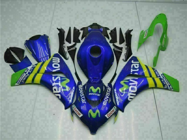 Verde Azul Carenado Moto Honda CBR 1000 RR 08-11 Verde Azul Carenado Moto Honda CBR 1000 RR 08-11