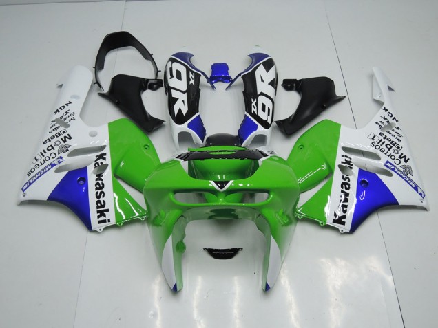 Verde Blanco Carenado Moto Kawasaki ZX9R 94-97
