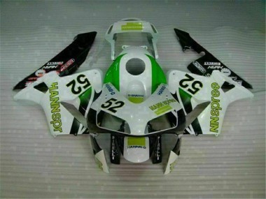 Verde Blanco Negro Carenado Moto Honda CBR 600 RR 03-04