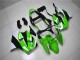 Verde Blanco Negro Carenado Moto Kawasaki ZX6R 00-02 Verde Blanco Negro Carenado Moto Kawasaki ZX6R 00-02