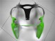 Verde Blanco Negro Carenado Moto Kawasaki ZX6R 00-02 Verde Blanco Negro Carenado Moto Kawasaki ZX6R 00-02