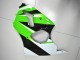 Verde Blanco Negro Carenado Moto Kawasaki ZX6R 00-02 Verde Blanco Negro Carenado Moto Kawasaki ZX6R 00-02