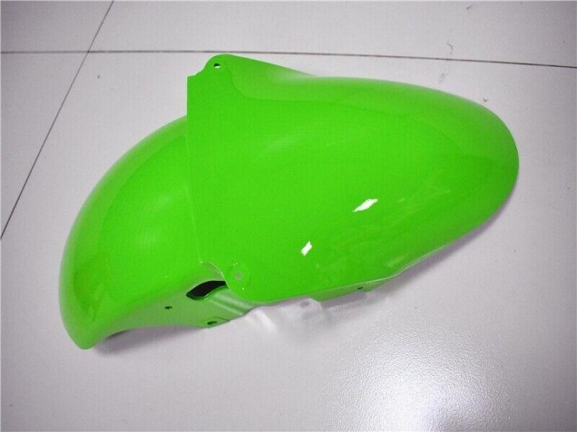 Verde Blanco Negro Carenado Moto Kawasaki ZX6R 00-02 Verde Blanco Negro Carenado Moto Kawasaki ZX6R 00-02