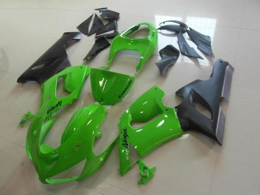 Verde Carenado Moto & Plástico Kawasaki ZX6R 05-06