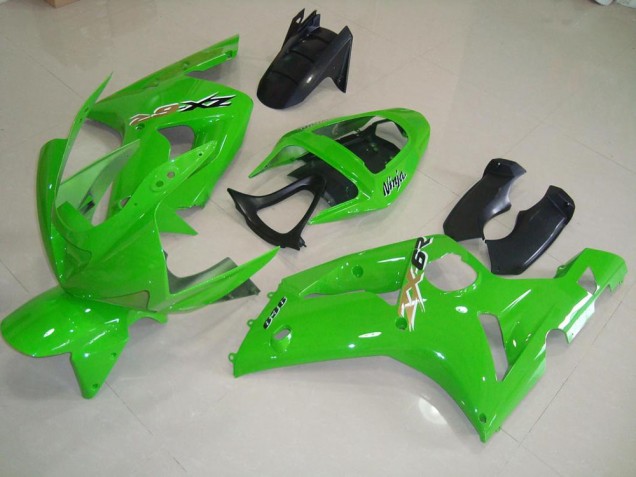 Verde Carenado & Plástico Moto Kawasaki ZX6R 03-04 Verde Carenado & Plástico Moto Kawasaki ZX6R 03-04