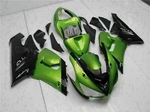 Verde Kits Carenado Moto & Plástico Kawasaki ZX6R 05-06 Verde Kits Carenado Moto & Plástico Kawasaki ZX6R 05-06