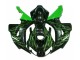 Verde Llama Negro Carenado Moto Honda CBR 1000 RR 06-07