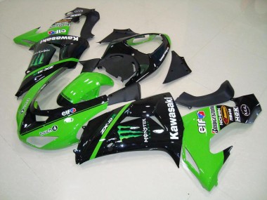 Verde Monster ABS Kits Carenado Moto Kawasaki ZX10R 06-07