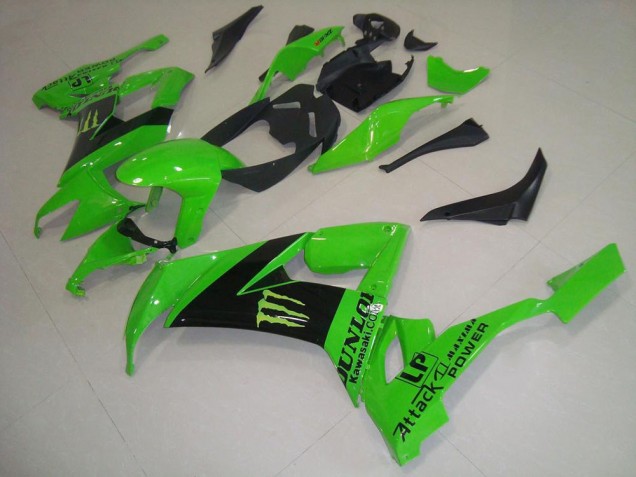 Verde Monster ABS Moto Plástica Kawasaki ZX10R 08-10 Verde Monster ABS Moto Plástica Kawasaki ZX10R 08-10