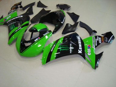 Verde Monster Carrera Carenado Moto Kawasaki ZX10R 06-07