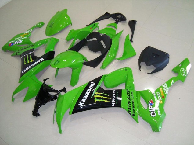 Verde Monster Kits ABS Carenado Motocicleta Kawasaki ZX10R 08-10 Verde Monster Kits ABS Carenado Motocicleta Kawasaki ZX10R 08-10