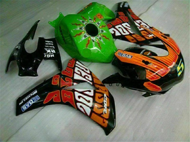 Verde Naranja Carenado Moto Honda CBR 1000 RR 08-11 Verde Naranja Carenado Moto Honda CBR 1000 RR 08-11