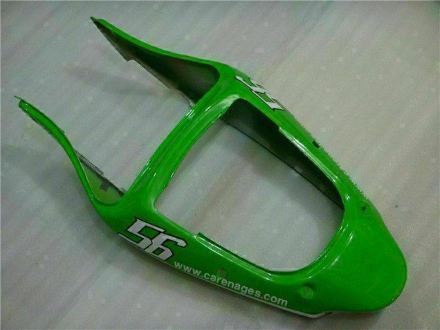 Verde Negro ABS Carenado Motocicleta Kawasaki ZX6R 00-02 Verde Negro ABS Carenado Motocicleta Kawasaki ZX6R 00-02