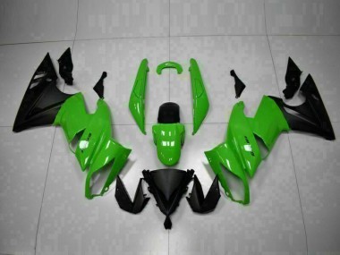 Verde Negro ABS Moto Plástico Kawasaki EX650 09-11
