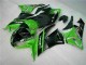 Verde Negro ABS Moto Plástico Kawasaki ZX6R 09-12 Verde Negro ABS Moto Plástico Kawasaki ZX6R 09-12