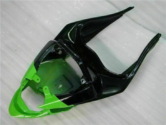 Verde Negro ABS Moto Plástico Kawasaki ZX6R 09-12 Verde Negro ABS Moto Plástico Kawasaki ZX6R 09-12