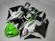 Verde Negro Blanco 25 Carenado Moto Kawasaki ZX6R 09-12 Verde Negro Blanco 25 Carenado Moto Kawasaki ZX6R 09-12
