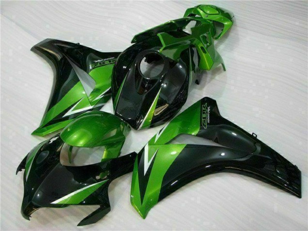 Verde Negro Carenado Moto Honda CBR 1000 RR 08-11 Verde Negro Carenado Moto Honda CBR 1000 RR 08-11