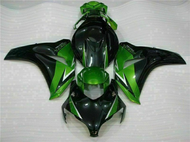 Verde Negro Carenado Moto Honda CBR 1000 RR 08-11 Verde Negro Carenado Moto Honda CBR 1000 RR 08-11