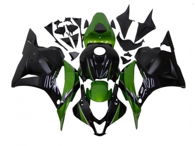 Verde Negro Carenado Moto Honda CBR 600 RR 09-12