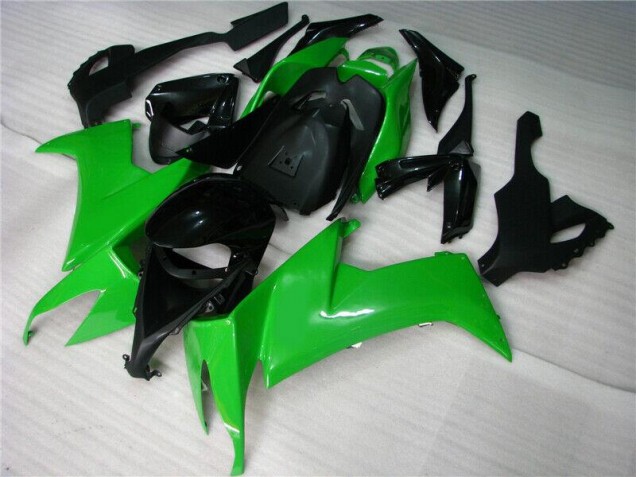 Verde Negro Carenado Moto Kawasaki ZX10R 08-10 Verde Negro Carenado Moto Kawasaki ZX10R 08-10