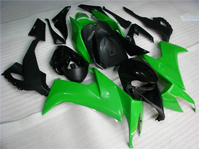 Verde Negro Carenado Moto Kawasaki ZX10R 08-10 Verde Negro Carenado Moto Kawasaki ZX10R 08-10