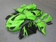 Verde Negro Carenado Moto Kawasaki ZX14R ZZR 1400 06-11 Verde Negro Carenado Moto Kawasaki ZX14R ZZR 1400 06-11