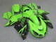 Verde Negro Carenado Moto Kawasaki ZX14R ZZR 1400 06-11 Verde Negro Carenado Moto Kawasaki ZX14R ZZR 1400 06-11