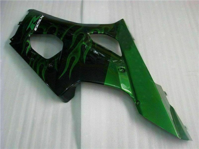 Verde Negro Carenado Moto Suzuki GSXR 1000 K3 03-04 Verde Negro Carenado Moto Suzuki GSXR 1000 K3 03-04