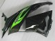 Verde Negro Carrocería Motocicletas Kawasaki ZX6R 09-12 Verde Negro Carrocería Motocicletas Kawasaki ZX6R 09-12