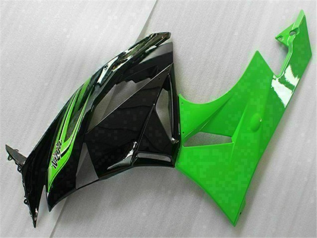 Verde Negro Carrocería Motocicletas Kawasaki ZX6R 09-12 Verde Negro Carrocería Motocicletas Kawasaki ZX6R 09-12