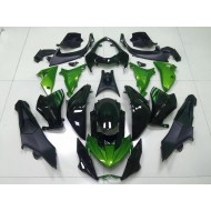 Verde Negro Inyección Kit Carenado Moto Kawasaki Z800 13-16