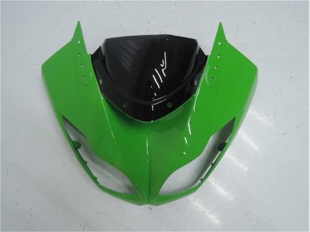 Verde Negro Kit Carenado ABS Completo Kawasaki ZX6R 09-12