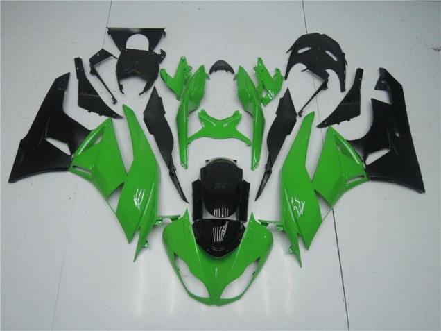 Verde Negro Kit Carenado ABS Completo Kawasaki ZX6R 09-12