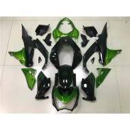 Verde Negro Kit Carenado Inyección Kawasaki Z800 13-16