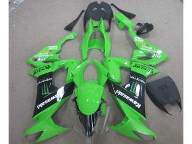 Verde Negro Monster Carenado Moto Kawasaki ZX10R 08-10