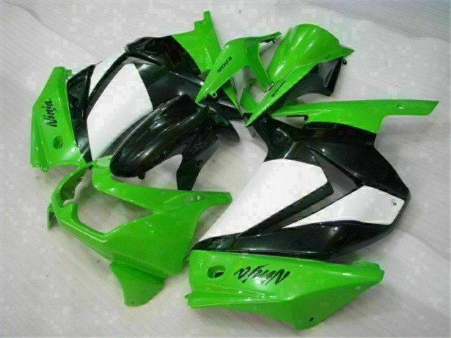 Verde Negro Ninja ABS Moto Plástico Kawasaki EX250 08-12 Verde Negro Ninja ABS Moto Plástico Kawasaki EX250 08-12