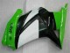 Verde Negro Ninja ABS Moto Plástico Kawasaki EX250 08-12 Verde Negro Ninja ABS Moto Plástico Kawasaki EX250 08-12