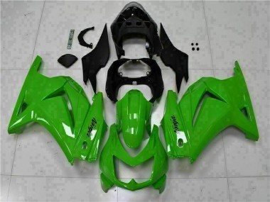 Verde Negro Ninja ABS Moto Plásticos Kawasaki EX250 08-12