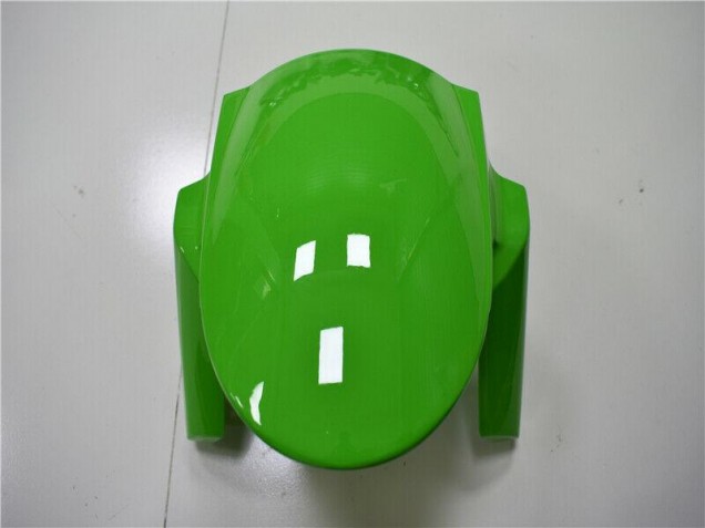Verde Negro Plástica Moto Kawasaki ZX6R 13-18 Verde Negro Plástica Moto Kawasaki ZX6R 13-18
