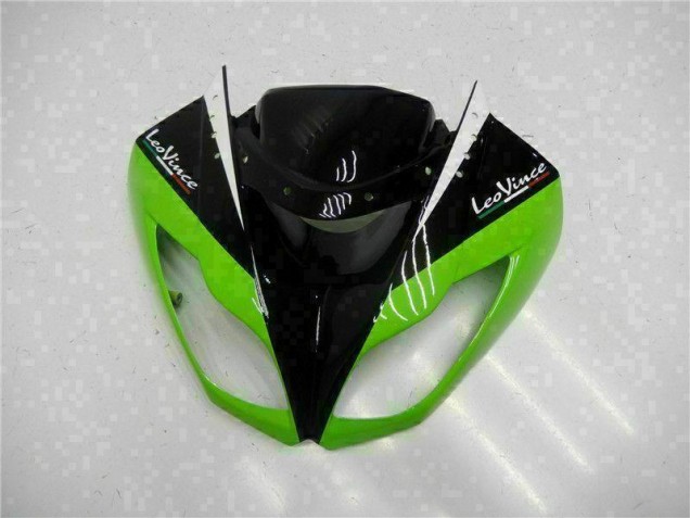 Verde Negro Rojo Carenado Moto Kawasaki ZX6R 09-12 Verde Negro Rojo Carenado Moto Kawasaki ZX6R 09-12