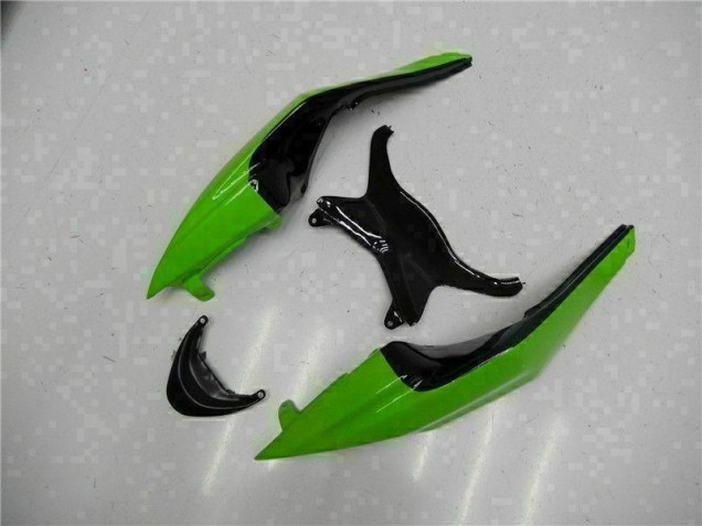 Verde Negro Rojo Carenado Moto Kawasaki ZX6R 09-12 Verde Negro Rojo Carenado Moto Kawasaki ZX6R 09-12