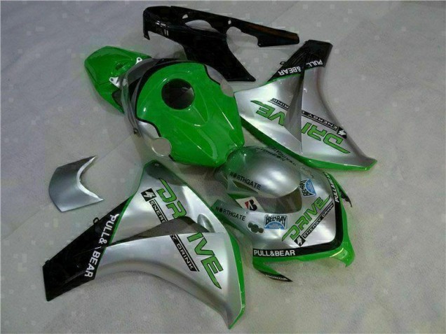 Verde Plata Carenado Moto Honda CBR 1000 RR 08-11 Verde Plata Carenado Moto Honda CBR 1000 RR 08-11