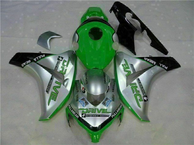 Verde Plata Carenado Moto Honda CBR 1000 RR 08-11 Verde Plata Carenado Moto Honda CBR 1000 RR 08-11